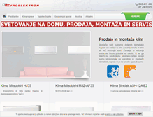 Tablet Screenshot of evroelektron.com